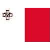 Malta Flag w/pole hem, 2x3', Nylon