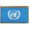 United Nations Flag Frg w/pole hem, 5x8', Nylon