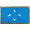 Micronesia Flag Frg w/pole hem, 4x6', Nylon