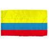 Colombia Flag w/pole hem, 5x8', Nylon