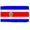 Costa Rica Flag w/Seal w/pole hem, 5x8', Nylon