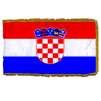 Croatia Flag Frg w/pole hem, 4x6', Nylon