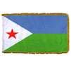Djibouti Flag Frg w/pole hem, 2x3', Nylon