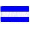 El Salvador Flag w/pole hem, 2x3', Nylon