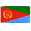 Eritrea Flag w/pole hem, 4x6', Nylon