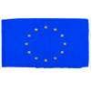 European Union Flag w/pole hem, 2x3', Nylon