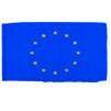 European Union Flag w/pole hem, 4x6', Nylon
