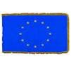 European Union Flag Frg w/pole hem, 4x6', Nylon