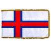 Faroe Islands Flag Frg w/pole hem, 2x3', Nylon