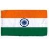 India Flag w/pole hem, 5x8', Nylon