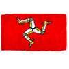 Isle of Man Flag w/pole hem, 3x5', Nylon