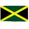 Jamaica Flag w/pole hem, 5x8', Nylon