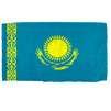 Kazakhstan Flag w/pole hem, 4x6', Nylon