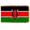 Kenya Flag Frg w/pole hem, 5x8', Nylon