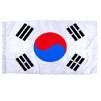 South Korea Flag w/pole hem, 2x3', Nylon