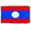 Laos Flag Frg w/pole hem, 2x3', Nylon