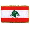 Lebanon Flag Frg w/pole hem, 2x3', Nylon