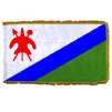 Lesotho Flag Frg w/pole hem, 2x3', Nylon