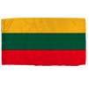 Lithuania Flag w/pole hem, 2x3', Nylon