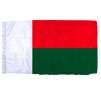 Madagascar Flag w/pole hem, 2x3', Nylon