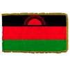 Malawi Flag Frg w/pole hem, 2x3', Nylon