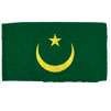 Mauritania Flag w/pole hem, 5x8', Nylon