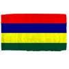 Mauritius Flag w/pole hem, 4x6', Nylon