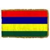 Mauritius Flag Frg w/pole hem, 5x8', Nylon