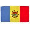 Moldova Flag w/pole hem, 4x6', Nylon