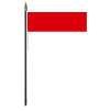 Monaco Flag on Staff, 8x12", Polyester