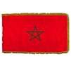 Morocco Flag Frg w/pole hem, 2x3', Nylon