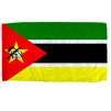 Mozambique Flag w/pole hem, 2x3', Nylon