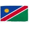 Namibia Flag w/pole hem, 2x3', Nylon