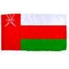 Oman Flag w/pole hem, 2x3', Nylon