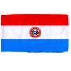 Paraguay Flag w/pole hem, 5x8', Nylon