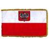 Poland Flag w/Eagle Frg w/pole hem, 4x6', Nylon