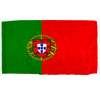 Portugal Flag w/pole hem, 4x6', Nylon