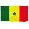 Senegal Flag w/pole hem, 4x6', Nylon