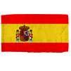 Spain Flag w/Seal w/pole hem, 5x8', Nylon