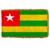 Togo Flag Frg w/pole hem, 2x3', Nylon