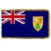 Turks & Caicos Flag Frg w/pole hem, 2x3', Nylon