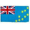 Tuvalu Flag w/pole hem, 5x8', Nylon