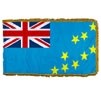 Tuvalu Flag Frg w/pole hem, 2x3', Nylon