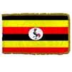 Uganda Flag Frg w/pole hem, 5x8', Nylon