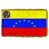 Venezuela Flag w/Seal Frg w/pole hem, 5x8', Nylon