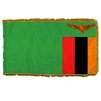 Zambia Flag Frg w/pole hem, 2x3', Nylon