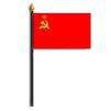 USSR  Flag on Staff, 4x6", Polyester