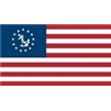 US Yacht Ensign Flag, 30x48", Nylon