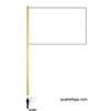 One Lap/Finish Flag on Staff, 24x30", Nylon