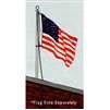 Roof Mount Flagpole Set, 6', Aluminum